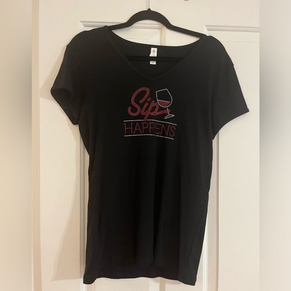 NWT woman’s wine shirt. Size large